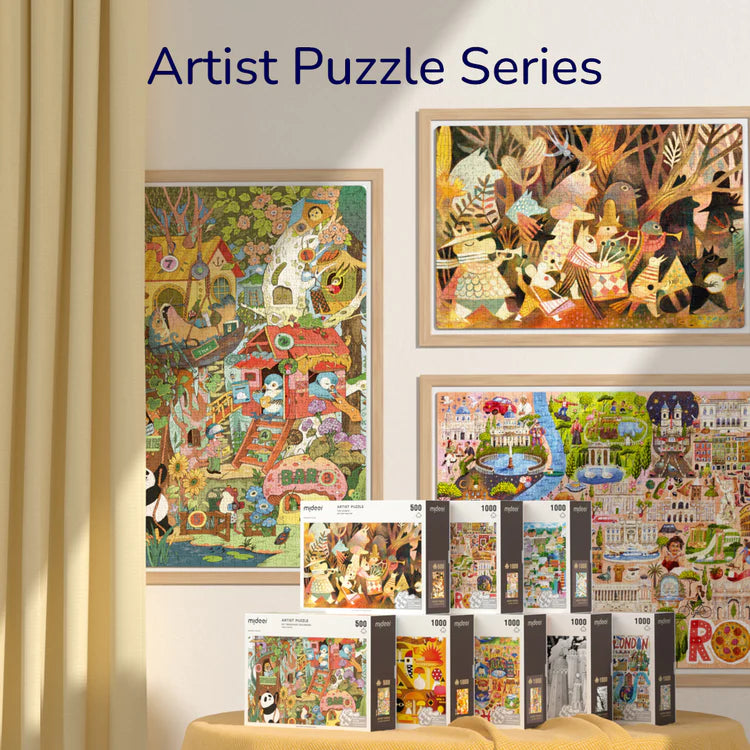 Mideer Artist Puzzle: Firework Fair 1000P