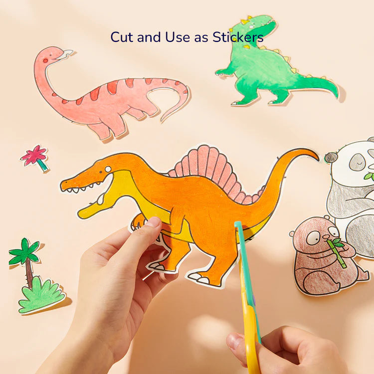 MiDeer 10 Meters Giant Coloring Scroll: Jungle