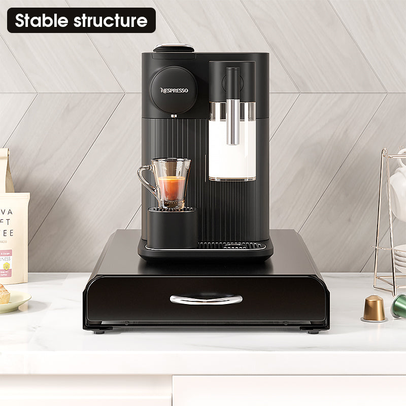 Coffee Pod with Drawer Holder for Nespresso Capsules : Holds 60 Capsules