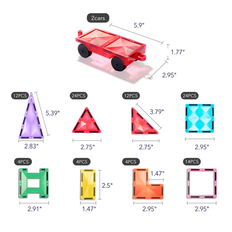 MiDeer Distinctive Magnetic Tiles 100P