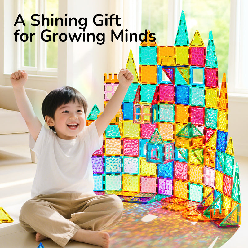 Mideer Prism Magnetic Tiles 90Pcs
