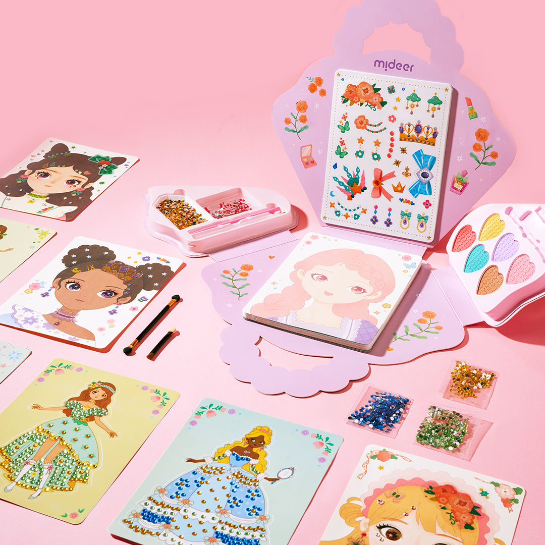 Mideer 3-in-1 Dress Up Game Set: Princess Fashion Show