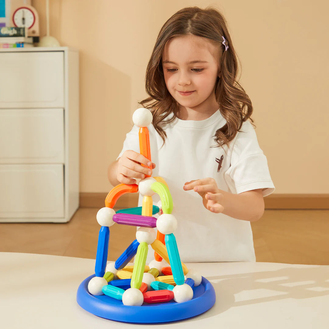 MiDeer Rainbow Magnetic Building Stick 60P