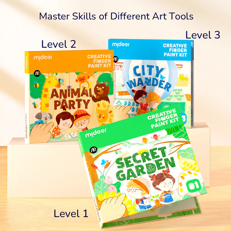 Mideer Creative Finger Paint Kit: Animal Party