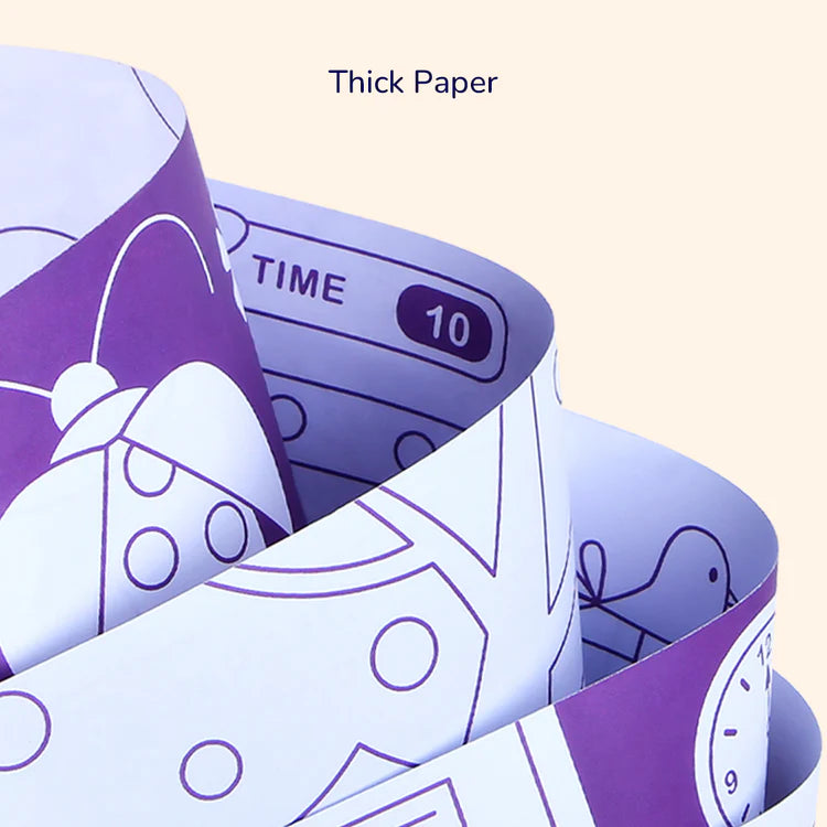 Mideer Drawing Coloring Book Pink