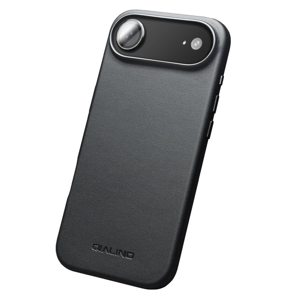 QIALINO Premium Custom Handmade Genuine Leather MagSafe Back Cover for iPhone 17 Air