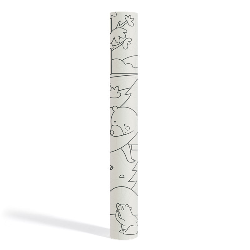 Mideer 4 Meters Adhesive Coloring Scroll: The Magic Zoo