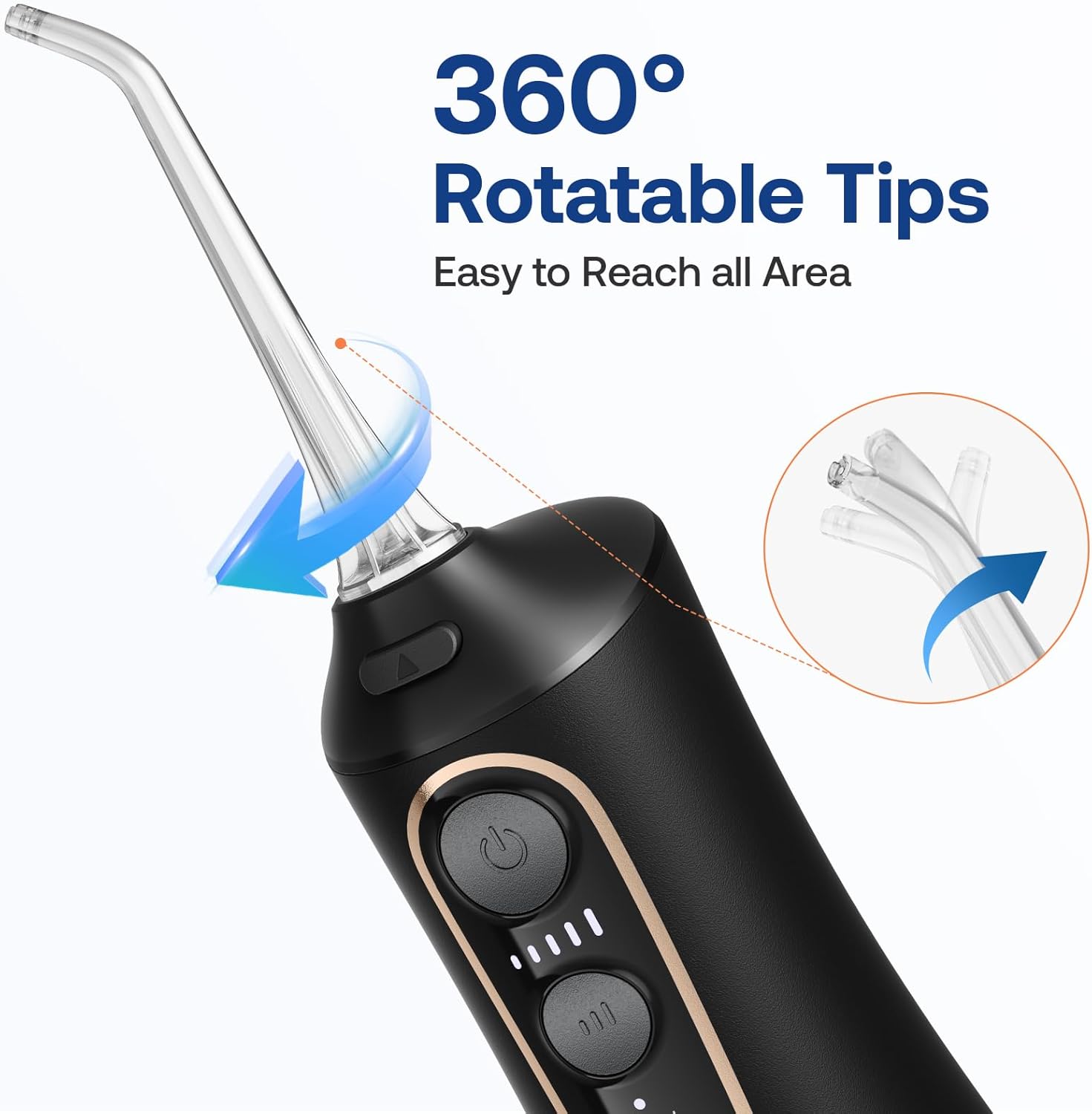 Bitvae C6 Water Dental Flosser for Teeth Pick, IPX7 Waterproof