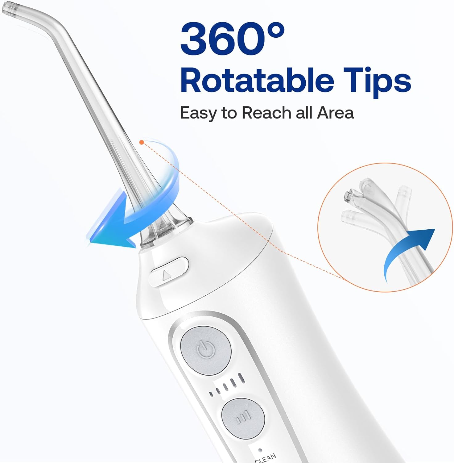 Bitvae C6 Water Dental Flosser for Teeth Pick, IPX7 Waterproof