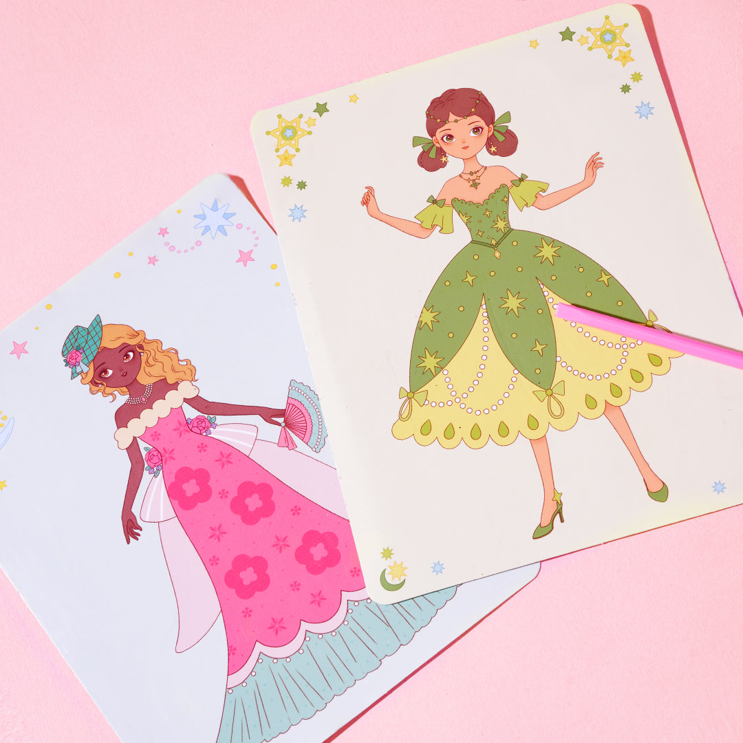 Mideer 3-in-1 Dress Up Game Set: Princess Fashion Show