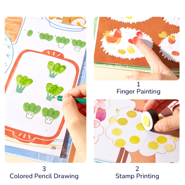 Mideer Creative Finger Paint Kit: City Wander