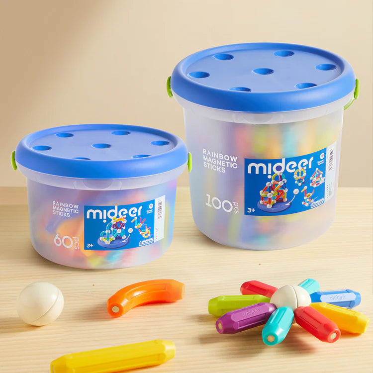 MiDeer Rainbow Magnetic Building Stick 60P