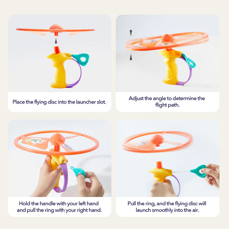 Mideer Pull String Flying Propeller