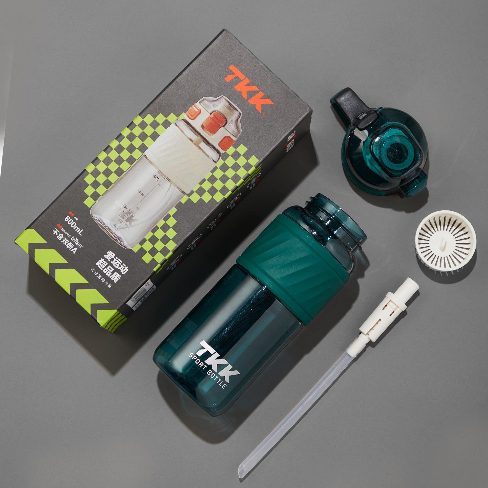 TKK 500ml Safe BPA Free Tritan Leak Proof, Lockable Pop Open Lid Water Bottle
