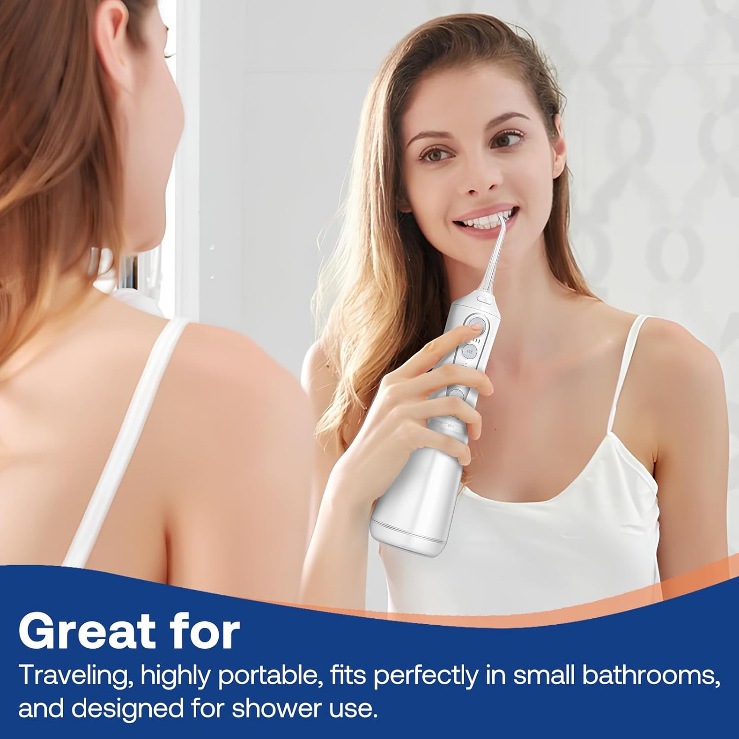 Bitvae C6 Water Dental Flosser for Teeth Pick, IPX7 Waterproof