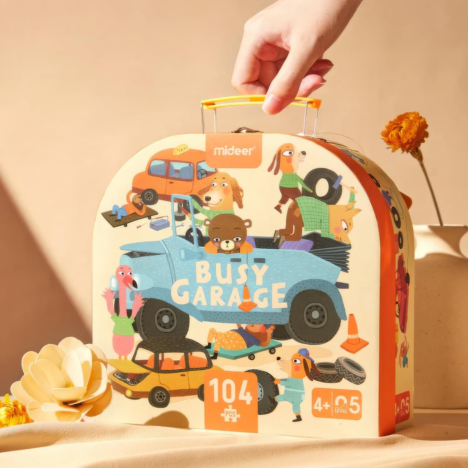 Mideer Portable Puzzle Box: My Garage 104P