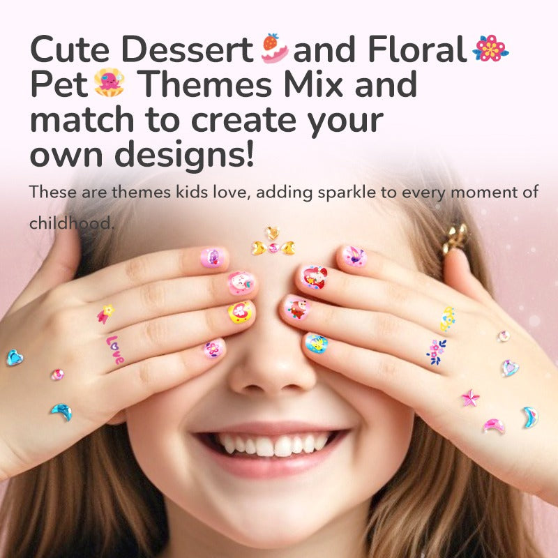 Mideer Fashion Nail Stickers : Garden Gathering 300P