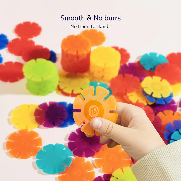 MiDeer Translucent Color Snowflake Blocks 200P