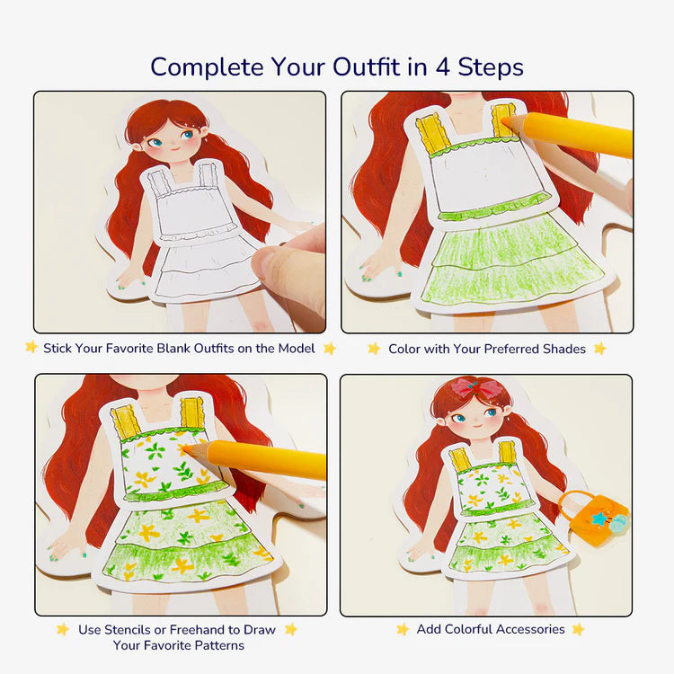 Mideer Creative Costume Collage Set: Sweetheart