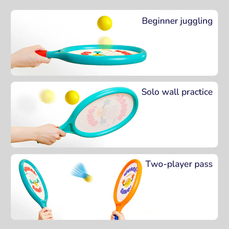 Mideer 2-in-1 Kids Entry-Level Racket