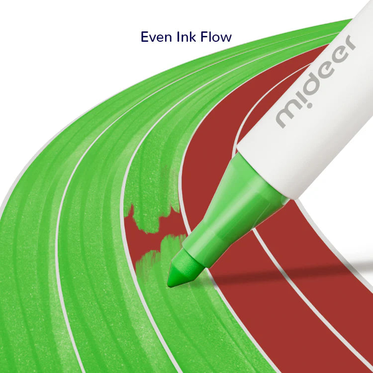 Mideer Dual-Tip Washable Marker 12 Colors