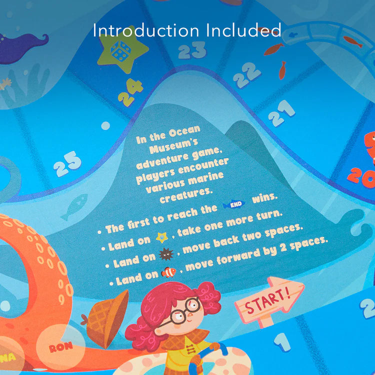 Mideer 6-in-1 Portable Board Game Book: Museum Adventures