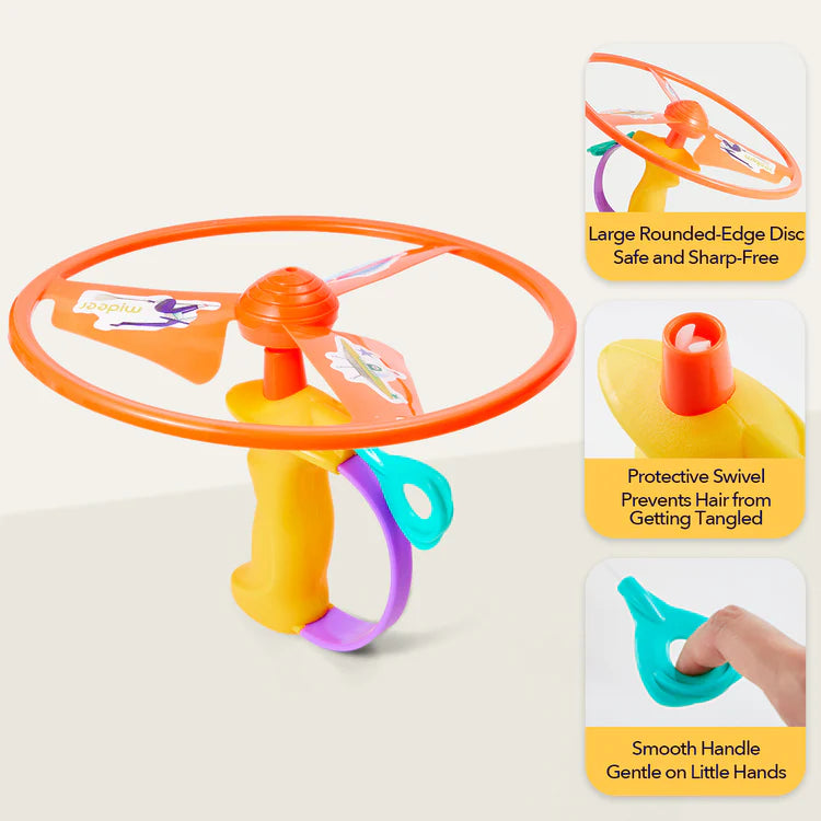 Mideer Pull String Flying Propeller