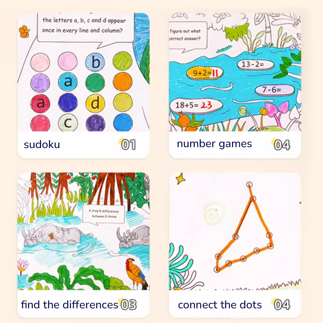Mideer 4 Meters Adhesive Coloring Scroll: The Amazing Dinosaurs