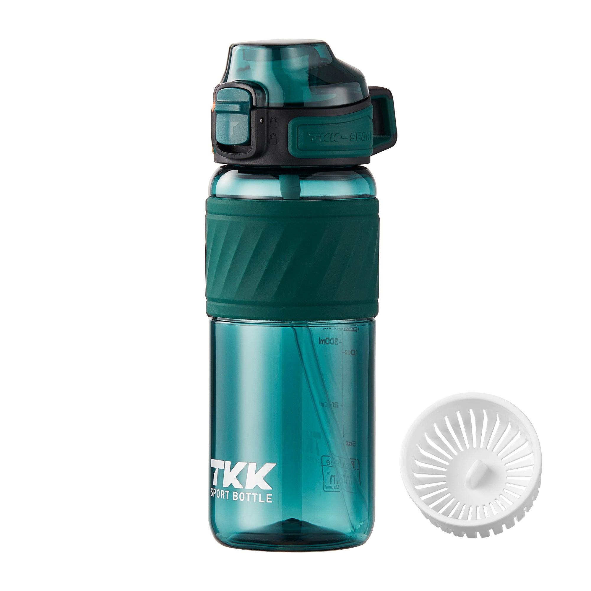 TKK 600ml Safe BPA Free Tritan Leak Proof, Lockable Pop Open Lid Water Bottle