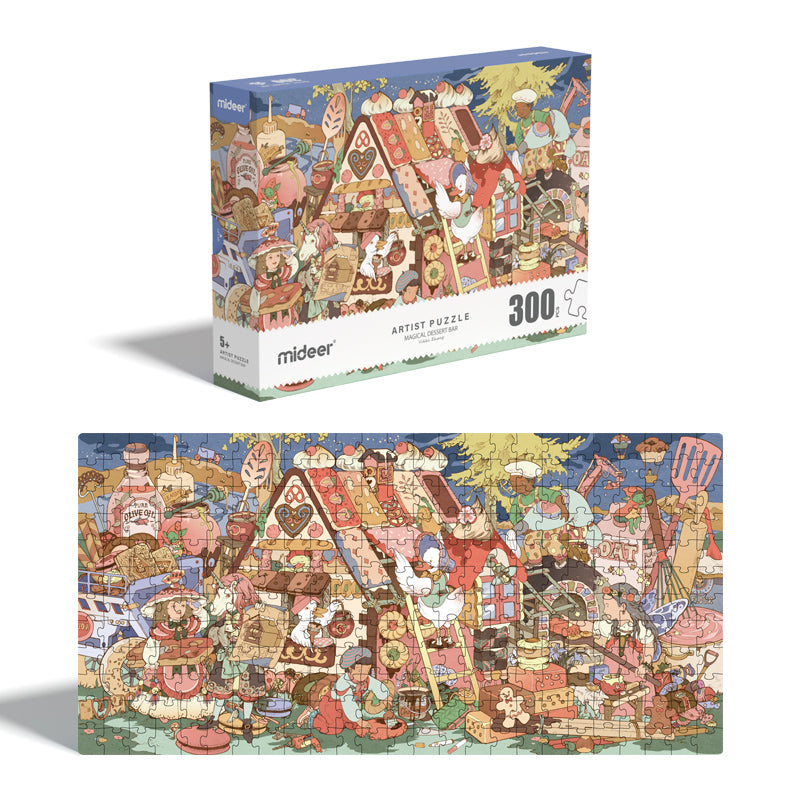 Mideer Artist Puzzle: Magical Dessert Bar 300P