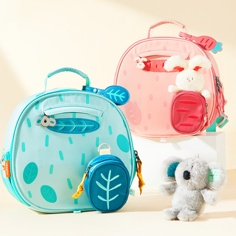 Sac à dos douillet Mideer Kids, Lapin Rose