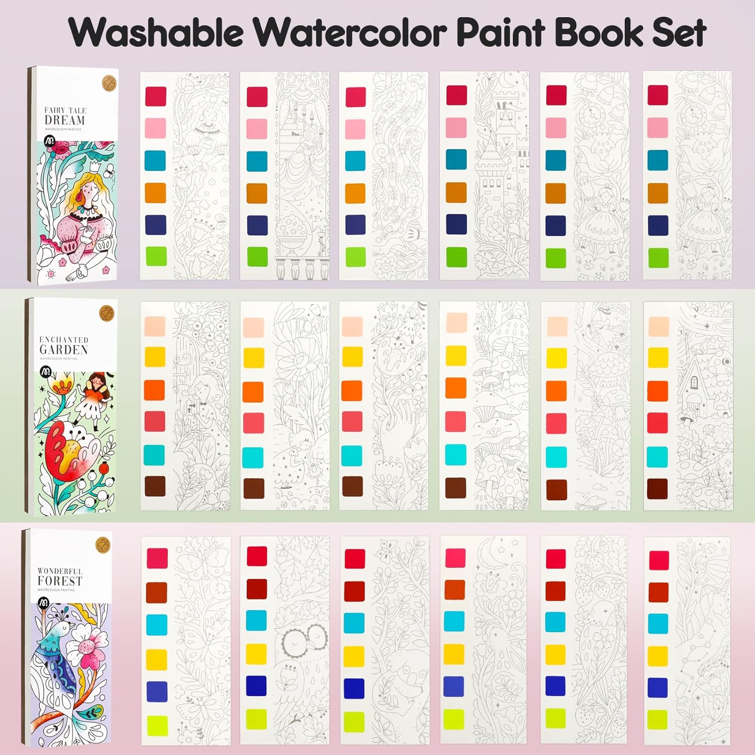 Mideer Watercolor Painting Set 3 in 1