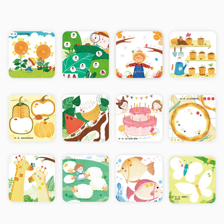 Mideer Creative Finger Paint Kit: Secret Garden
