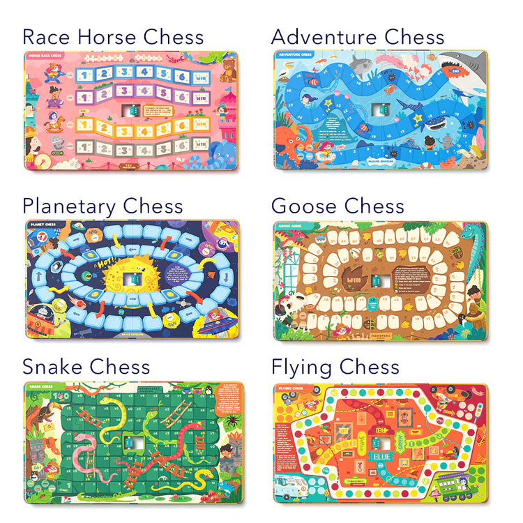Mideer 6-in-1 Portable Board Game Book: Museum Adventures