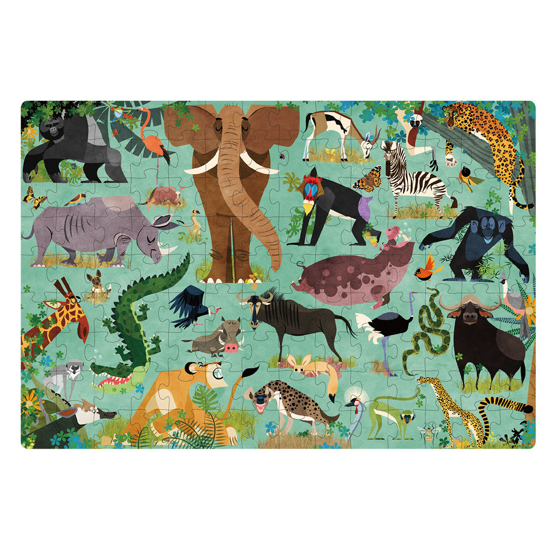 MiDeer Let's Learn Puzzle: African Animals 126P