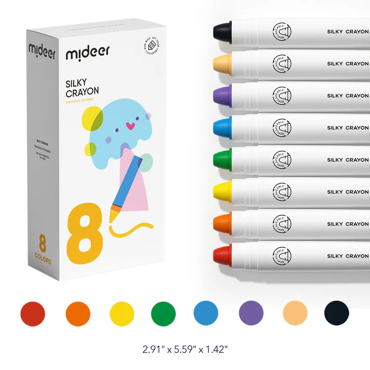 MiDeer Silky Crayon 8 Colors
