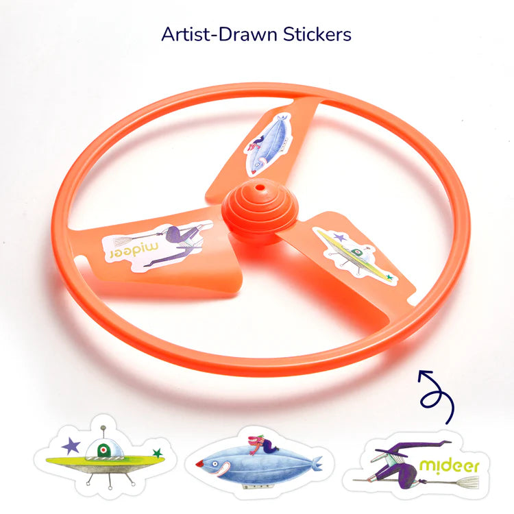 Mideer Pull String Flying Propeller