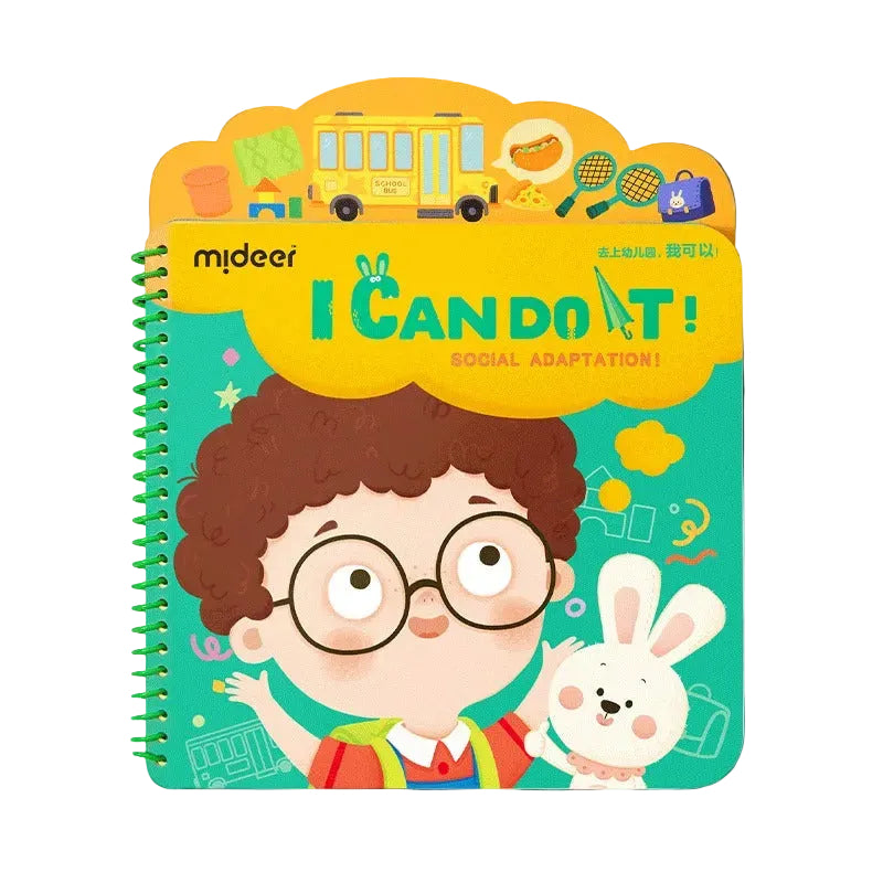 Livre interactif Mideer: Je peux le faire ! Adaptation sociale !