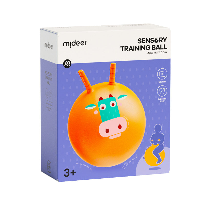 Mideer Sensory Training Bounce Ball: Moo Moo Cow