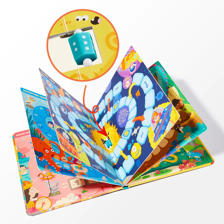 Mideer 6-in-1 Portable Board Game Book: Museum Adventures