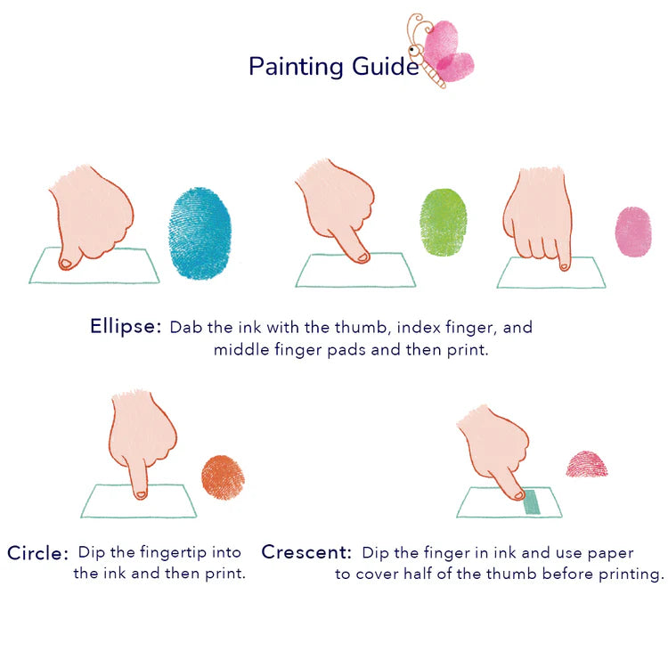 Mideer Creative Finger Paint Kit: Secret Garden