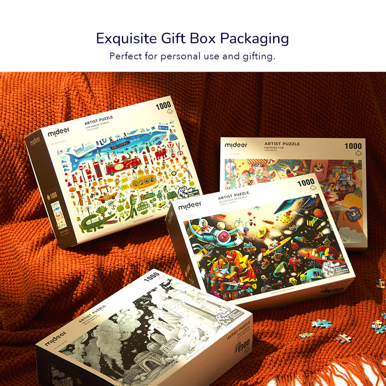 Mideer Artist Puzzle: Firework Fair 1000P