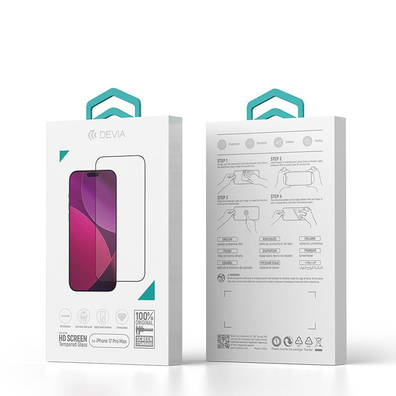 Devia Star Series Full Screen HD Tempered Glass for iPhone 17 Air