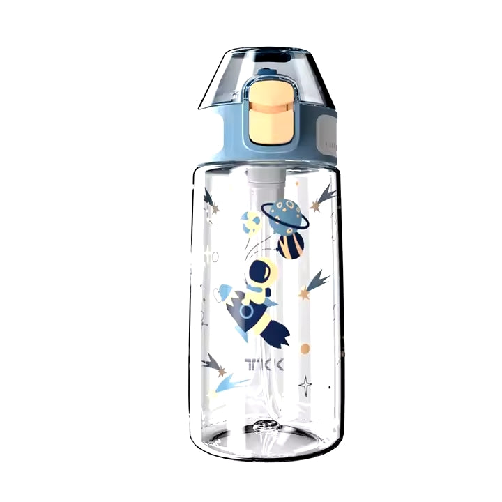 TKK Children's Bottle 400ml Leak-Proof with Straw Tritan BPA-Free One-Handed Drinking Bottle