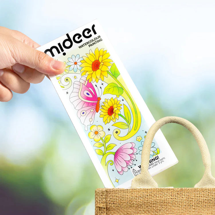 Mideer Watercolor Painting: The Flower And The Butterfly