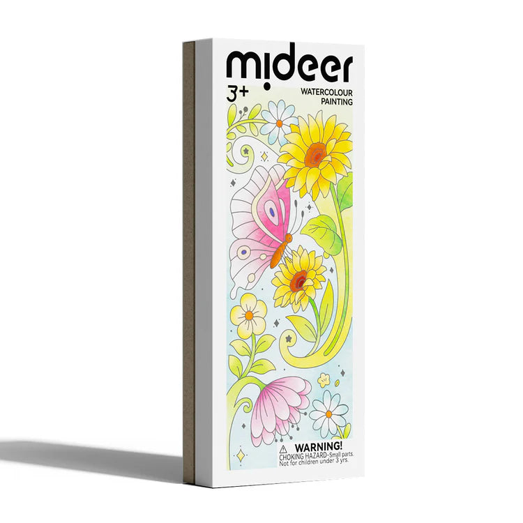 Mideer Watercolor Painting: The Flower And The Butterfly