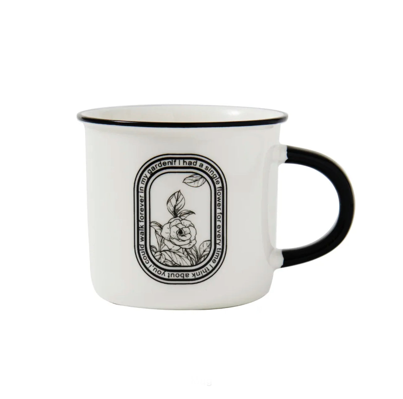 Coffe Mug Camellia Classical Vintage House Use Nordic Style