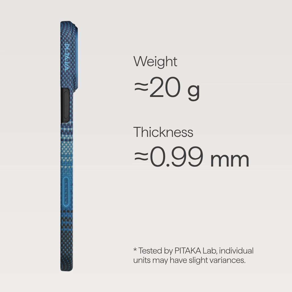 Coque Ultra-Mince PITAKA pour iPhone Moonrise (PitaTap™)