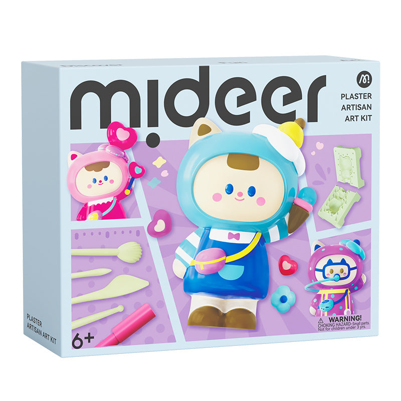 Mideer Plaster Artisan DIY Art Kit 28 Pcs