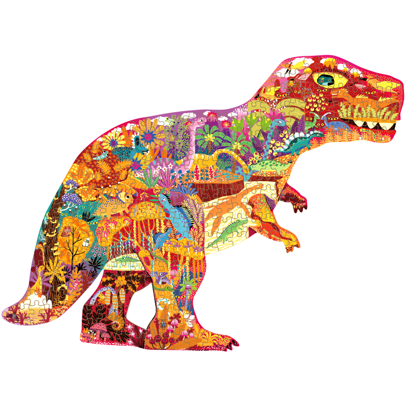 MiDeer Shaped Puzzle: Huge Animal Dinosaur World 280P